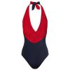 TOMMY HILFIGER CHEEKY ONE-PIECE PLUNGE 174807