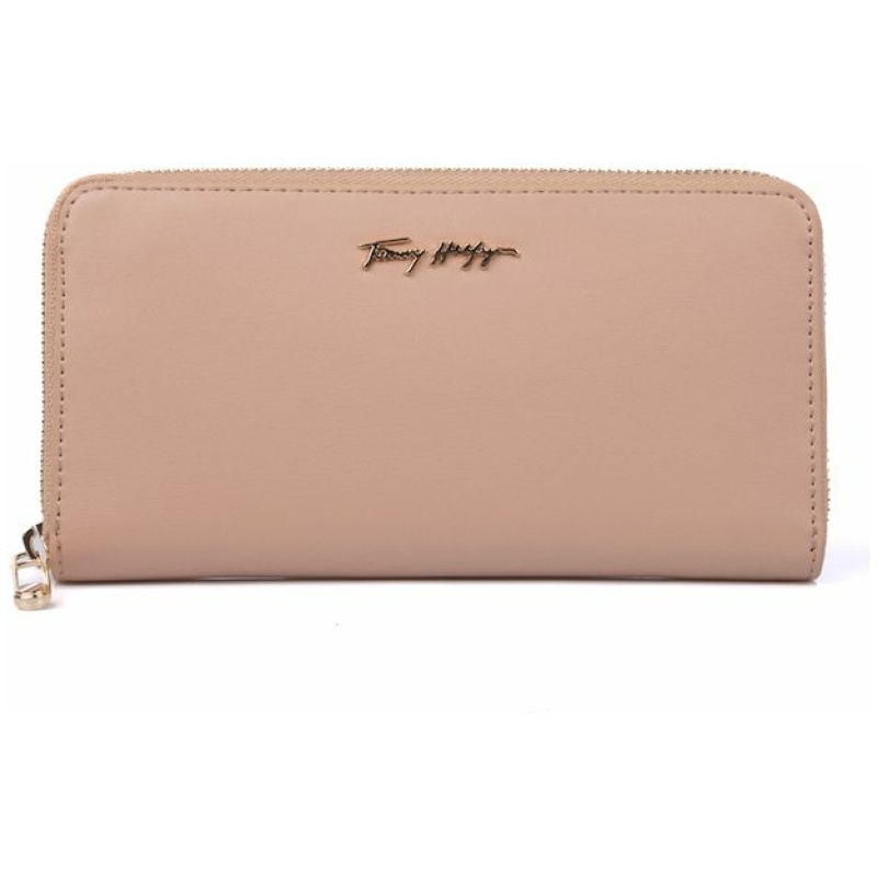 TOMMY HILFIGER Μεγάλο Γυναικείο Πορτοφόλι Μπεζ 115004