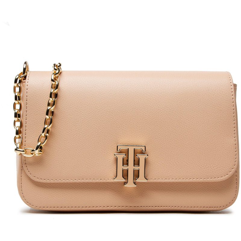 TOMMY HILFIGER Γυναικεία Τσάντα 'Ωμου Μπεζ 115033