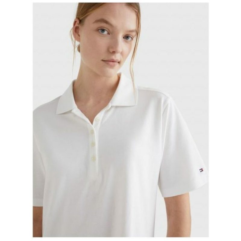 TOMMY HILFIGER BRODERIE ANGLAISE POLO DRESS - Menzies Clothing Online Store