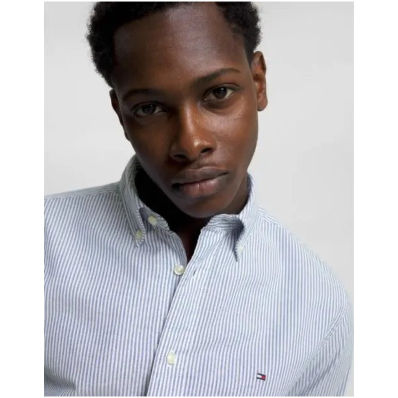 TOMMY HILFIGER 1985 Flex oxford stripe shirt