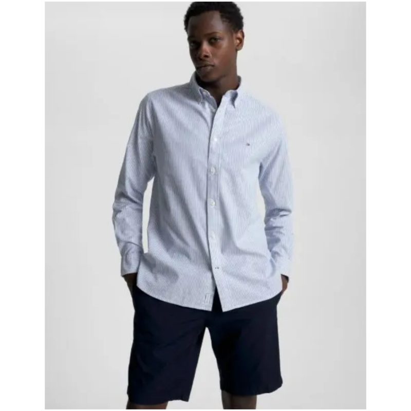 TOMMY HILFIGER 1985 Flex oxford stripe shirt 175342
