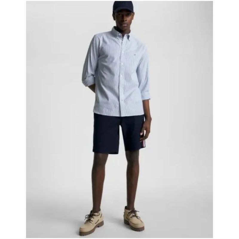 TOMMY HILFIGER 1985 Flex oxford stripe shirt