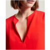 TOMMY HILFIGER Viscose crepe v-neck blouse
