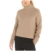 TOMMY HILFIGER Co cardigan stitch funnel-nk swt