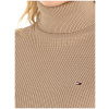 TOMMY HILFIGER Co cardigan stitch funnel-nk swt