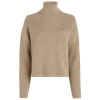 TOMMY HILFIGER Co cardigan stitch funnel-nk swt