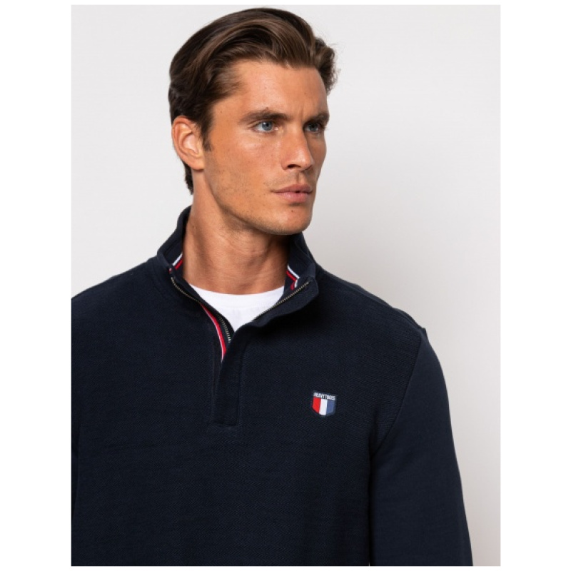 HEAVY TOOLS Tepic zipped sweatshirt