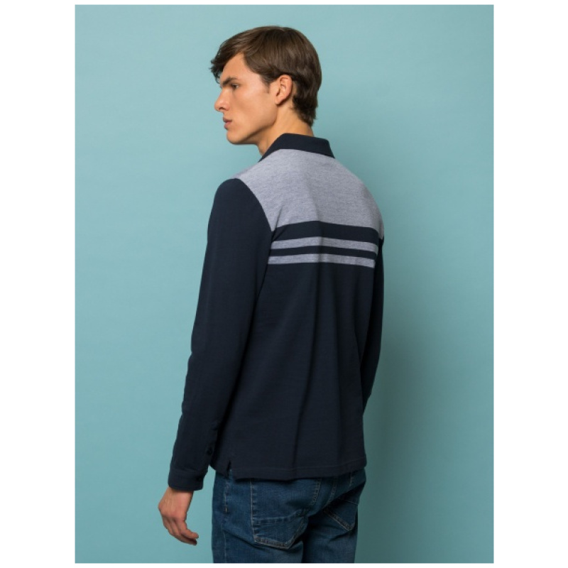HEAVY TOOLS Calahari long sleeve polo