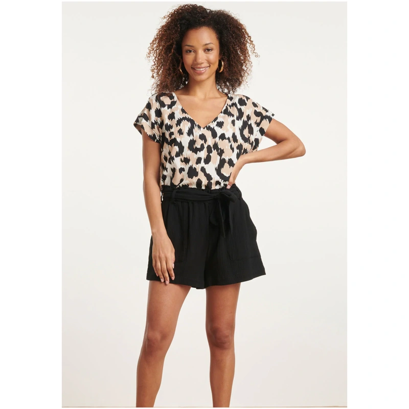 Smashed Lemon Top with bold print