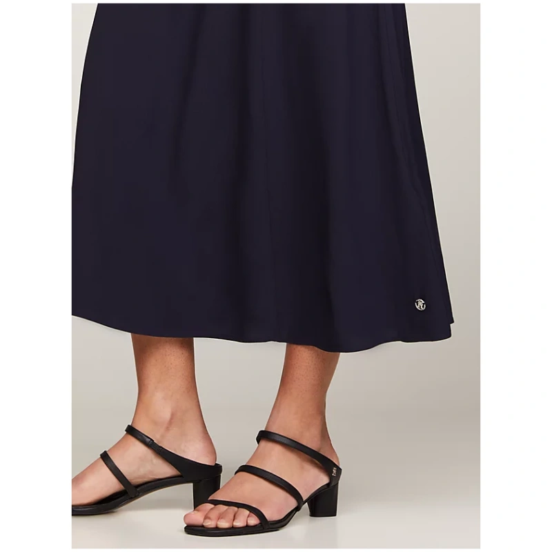 TOMMY HILFIGER Viscose crepe maxi dress