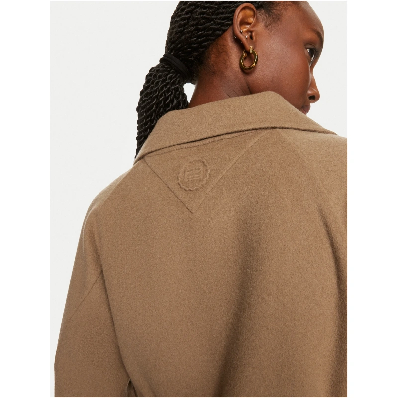 TOMMY HILFIGER Reg wool belted coat