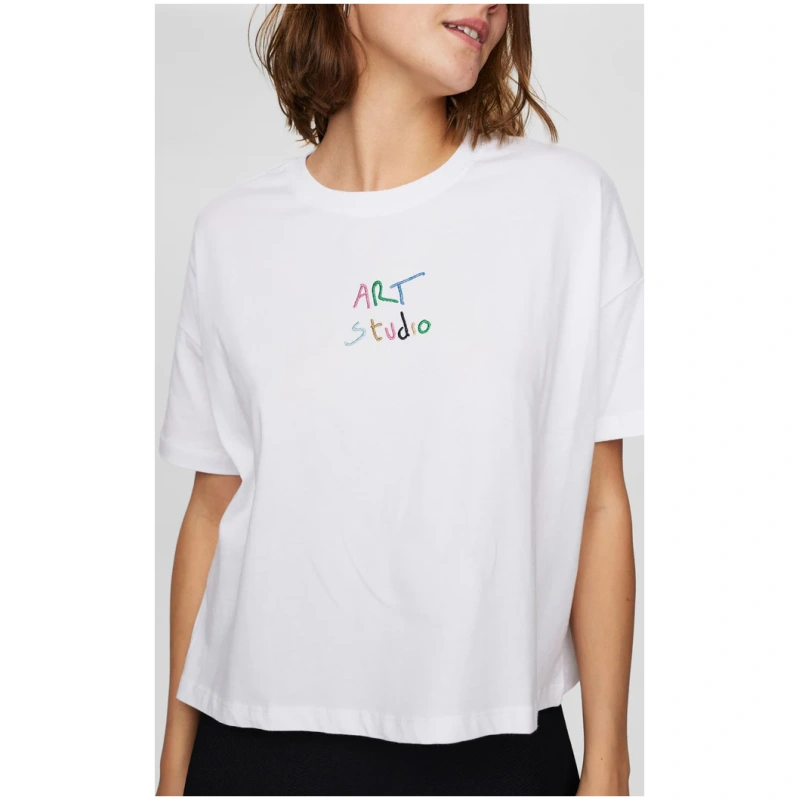 NUMPH Nuart λευκό t-shirt