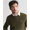 GANT Micro textured cotton crew neck