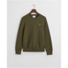 GANT Micro textured cotton crew neck