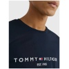 TOMMY HILFIGER Ανδρικό t-shirt  μπλε με λογότυπο