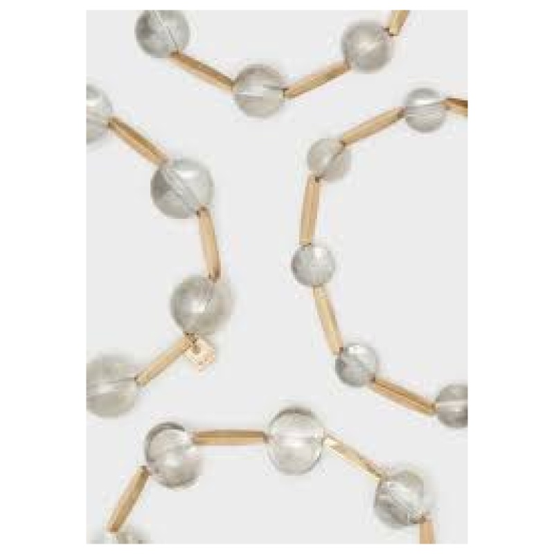 NALI Luxe big bracelet set gold sheres
