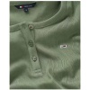 TOMMY JEANS Slim button rib c-neck ss