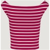 TOMMY JEANS Boat neck top ss