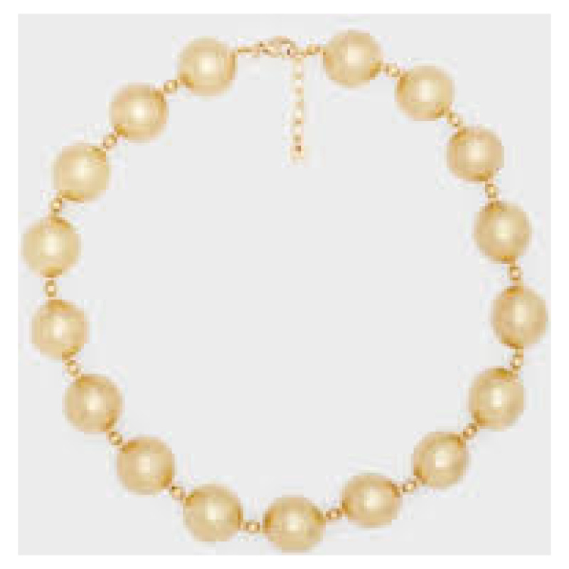 NALI Necklace gold spheres