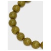 NALI Necklace gold green sheres