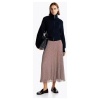 TOMMY HILFIGER Ruffle sunray pleated long skirt