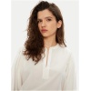 TOMMY HILFIGER Ess poplin v neck ls blouse