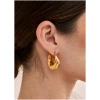NALI Chunky hoop earrings gold