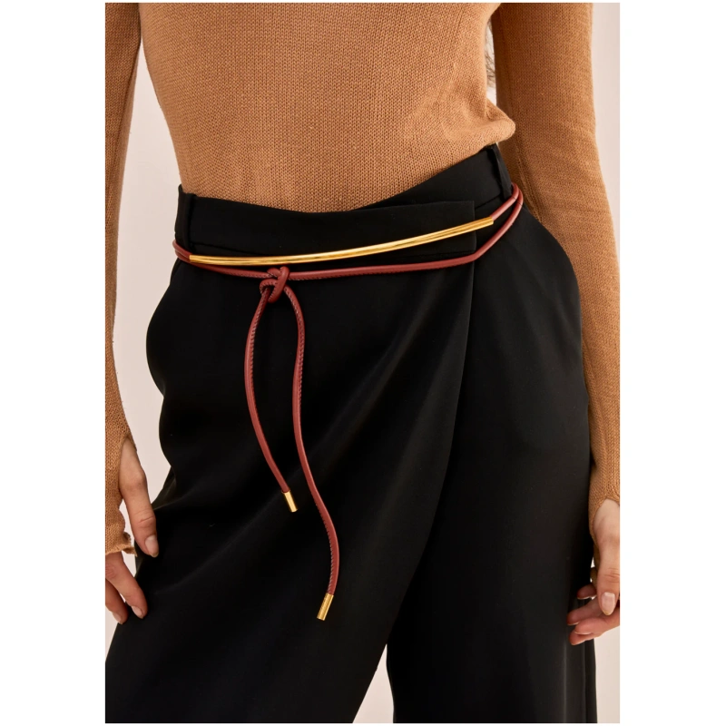 NALI Tube belt WUCN0118 BLACK NALI