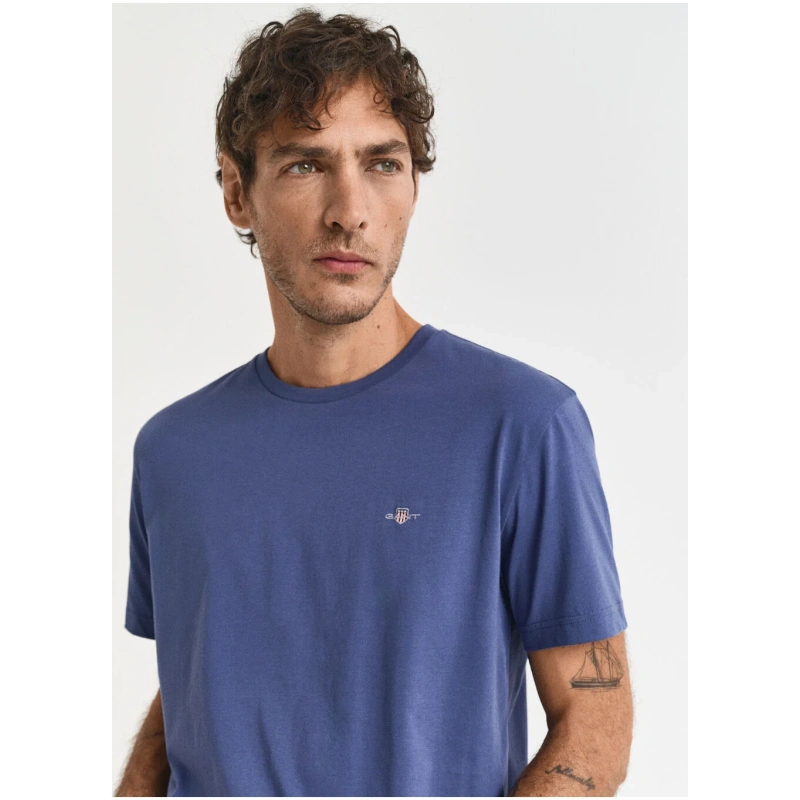GANT Ανδρικό t-shirt dusty navy