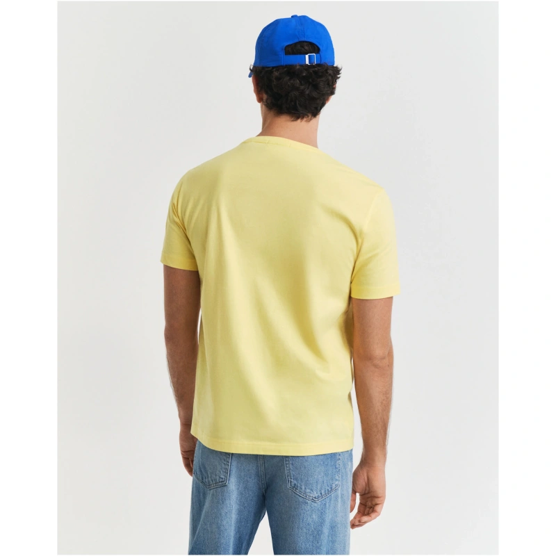 GANT Ανδρικό t-shirt κίτρινο