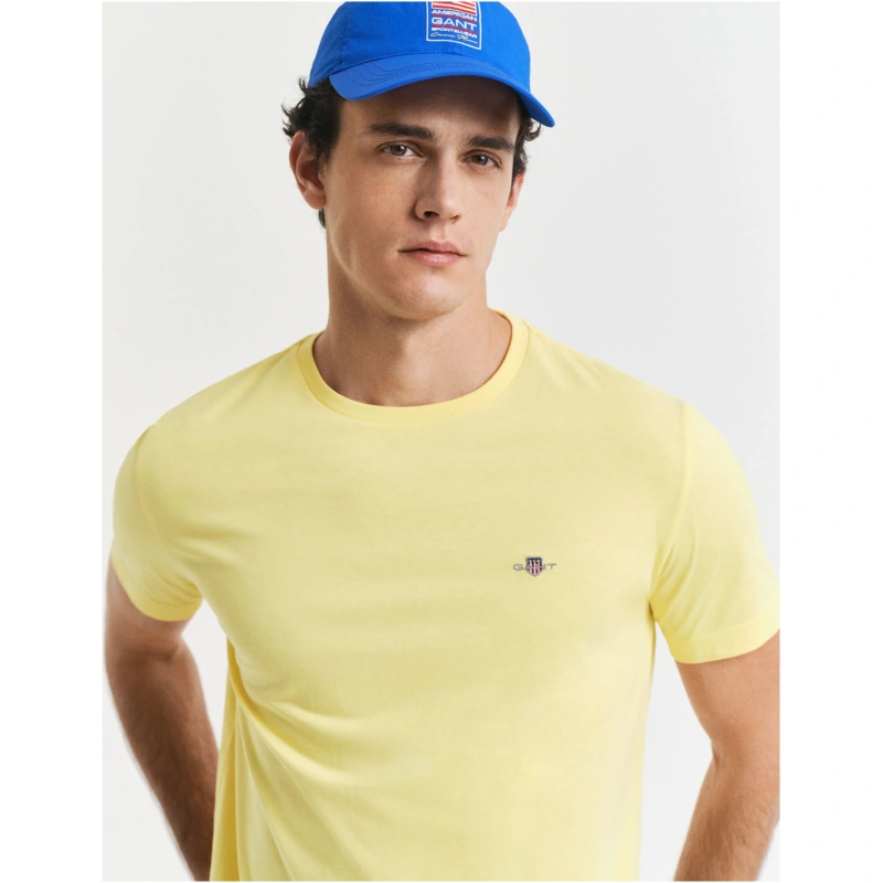 GANT Ανδρικό t-shirt κίτρινο