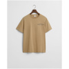 GANT Printed graphic t-shirt oak beige