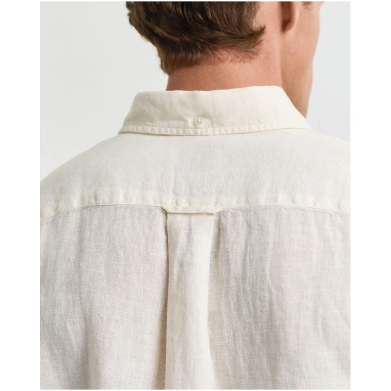 GANT Regular fit garment-gyed linen shirt