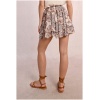 MOLLY BRACKEN Ruffled printed mini skirt
