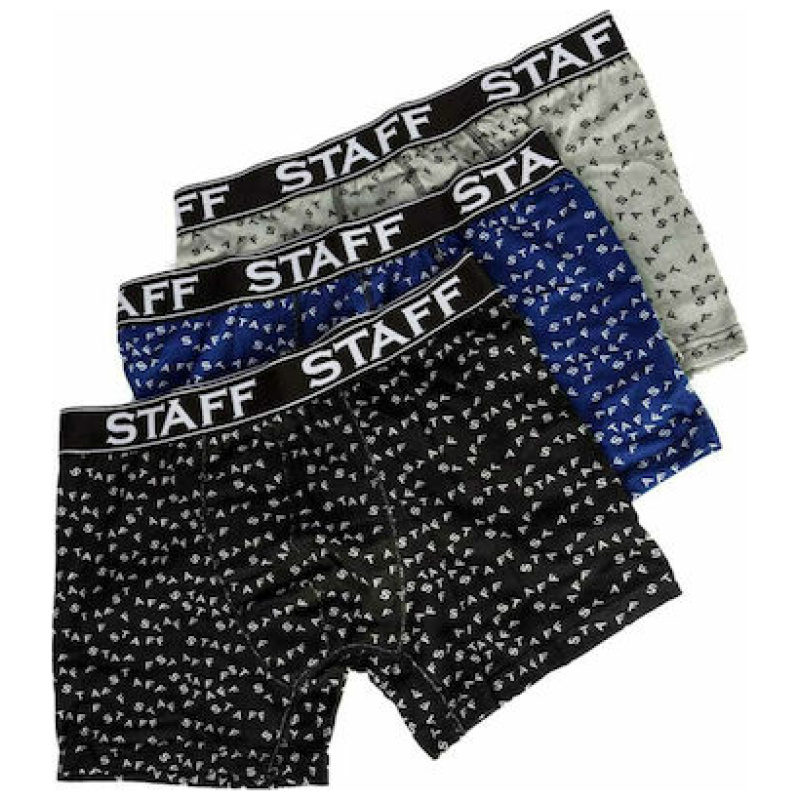 STAFF GALLERY πολύχρωμα ανδρικά μποξερακια 5-898.217.9.047 N0045 STAFF GALLERY