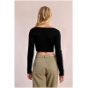 MOLLY BRACKEN Floral cropped bolero