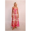 MOLLY BRACKEN Long satin dress with straps