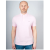 TOMMY HILFIGER Oxford Two Tone Tipped Polo Shirt | Pink
