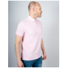 TOMMY HILFIGER Oxford Two Tone Tipped Polo Shirt | Pink