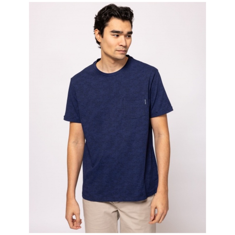 HEAVY TOOLS MAJDA t-shirt T20017-NAVY HEAVY TOOLS