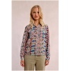 MOLLY BRACKEN Printed shirt, flap pockets