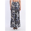 MOLLY BRACKEN Straight, wide-leg pants with print