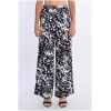 MOLLY BRACKEN Straight, wide-leg pants with print