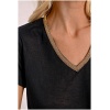 MOLLY BRACKEN Flowy V-neck T-shirt