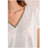 MOLLY BRACKEN Flowy V-neck T-shirt