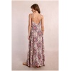 MOLLY BRACKEN Long dress with double straps