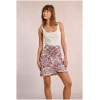 MOLLY BRACKEN Printed pleated mini skirt
