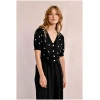 MOLLY BRACKEN Crop cardigan, heart pattern