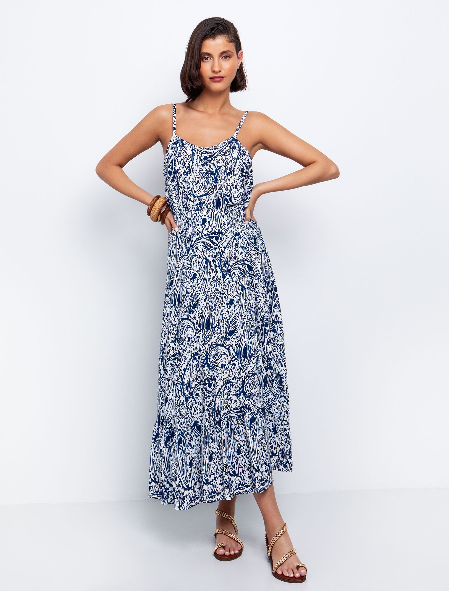 TOI MOI Wrap printed skirt